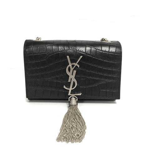 ysl bag - black|ysl black bag with tassel.